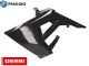 Radiateur kap links zwart Derbi Senda - Gilera SMT, RCR 50 Euro4 2018> origineel