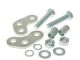 Derbi Senda/Aprilia SX/Gilera SMT 50 Schokbreker verhoger set grijs