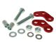 Derbi Senda/Aprilia SX/Gilera SMT 50 Schokbreker verhoger set rood 2000 - 2025