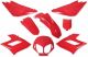 Kappenset rood 8-delig Derbi Senda DRD Racing 2006-2010