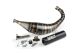 Stage6 R/T 80cc - 90cc uitlaat CNC zwart Derbi