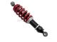 Derbi Senda/Aprilia SX verstelbare schokbreker rood 340mm