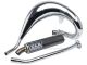 SCR Corse HM50/70 chrome aluminium uitlaat bovenlangs Derbi Senda DRD Pro