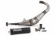 SCR Corse HM50/70 blank uitlaat aluminium onderlangs Derbi/Aprilia