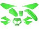 Kappenset 8-delig groen Derbi Senda SM/Xtreme/X-Race 2000-2012
