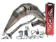 VOCA Cross Rookie 50/70cc uitlaat rood bovenlangs Derbi/Aprilia
