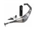 VOCA Warrior 50/70cc uitlaat zwart Derbi/Aprilia